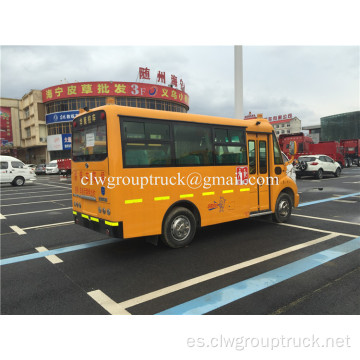 ChuFeng baja velocidad 19 asientos de autobús escolar de entrega preescolar